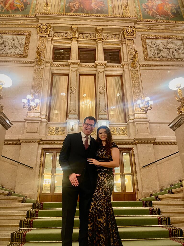 Like going to the Vienna Opera House with Katarina's dad during a visit. 