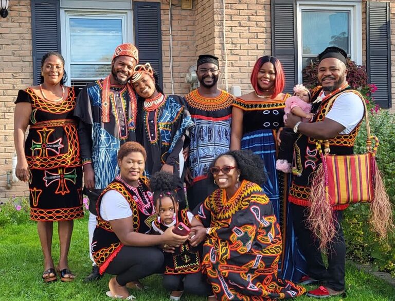 Traditional wedding Day!
On this day, I felt deep my heart that i got married into the right family. I was shown an overwhelming amount of affection by my in-laws.
The actual traditional ceremony took place in Cameroon although over here in Canada, I received a very warm welcome.