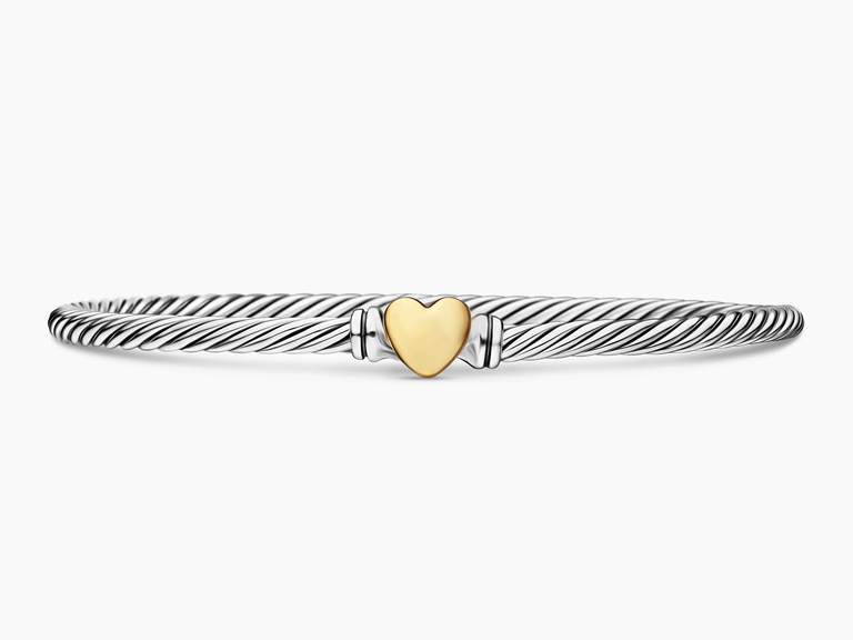David Yurman cable heart necklace