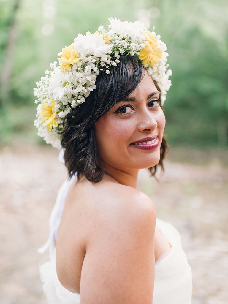 Image of wedding hairstyle short bob