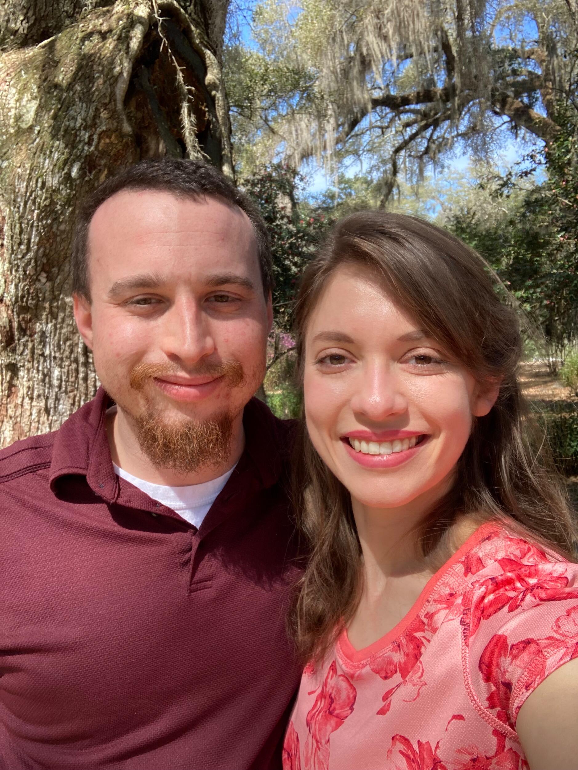 Celebrating my birthday at Rosedown Plantation.