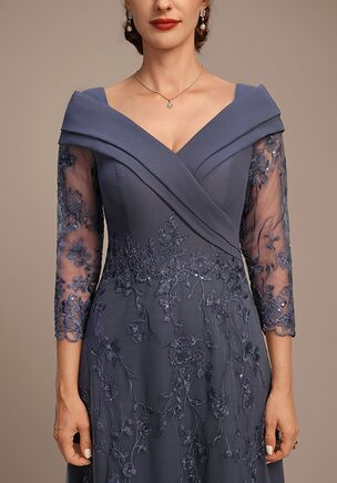 Celebrate this proud and beautiful milestone in the JJ's House Yaseli A-line V-Neck Sequins Lace Mother of the Bride Dress! Designed with elegant details and a sophisticated silhouette, this gorgeous outfit ensures you look stunning and feel confident as you witness your child's unforgettable day.