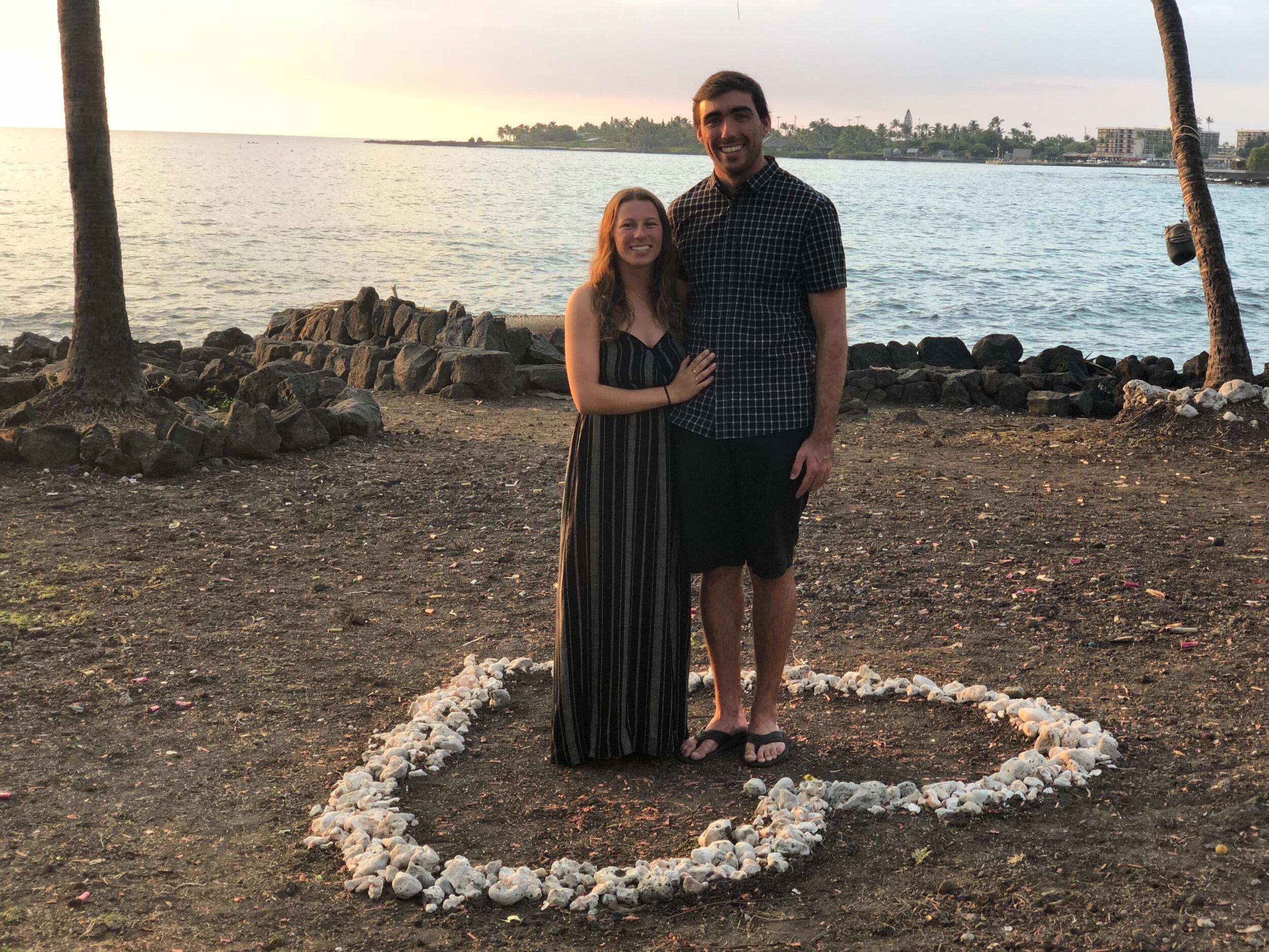 Our first big trip together- Hawaii with Sean's family 