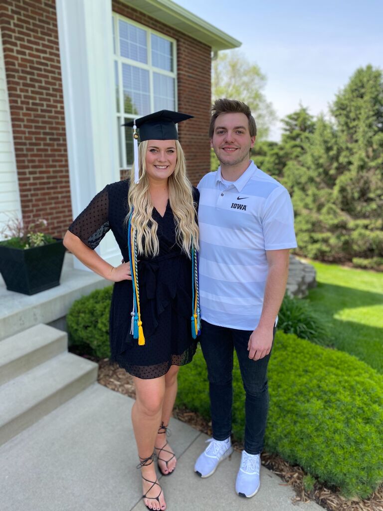 Macy virtually graduates from the University of Iowa