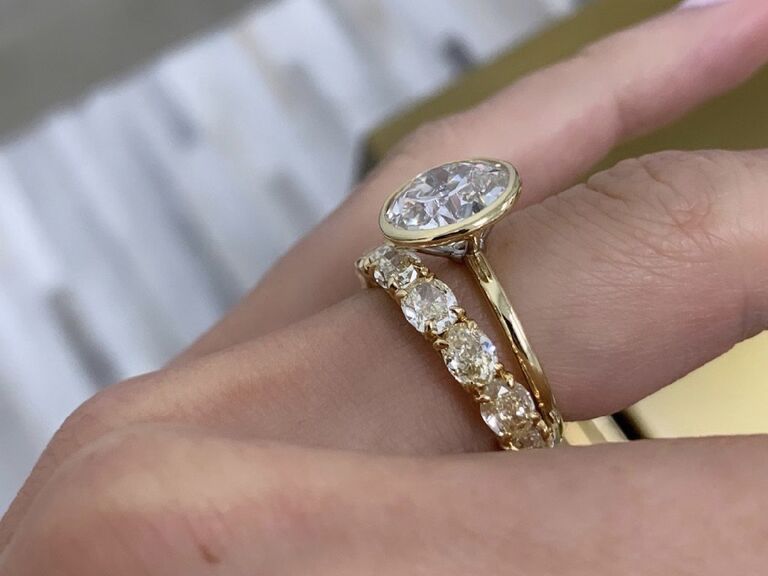 Chunky clearance diamond band