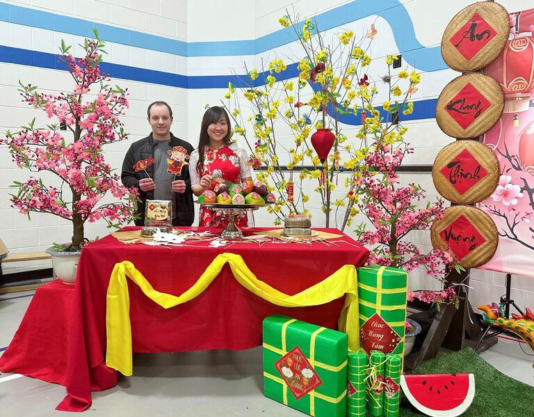 First time participate in Vietnamese fair