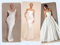Three wedding dresses under $1000