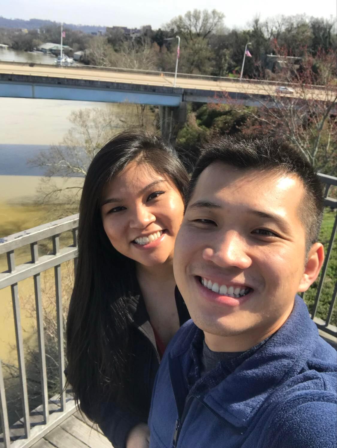 Binh and Jess met each other in Tennessee while attending medical school. They started dating after third year of medical school when the training allowed them to have a better life balance. 