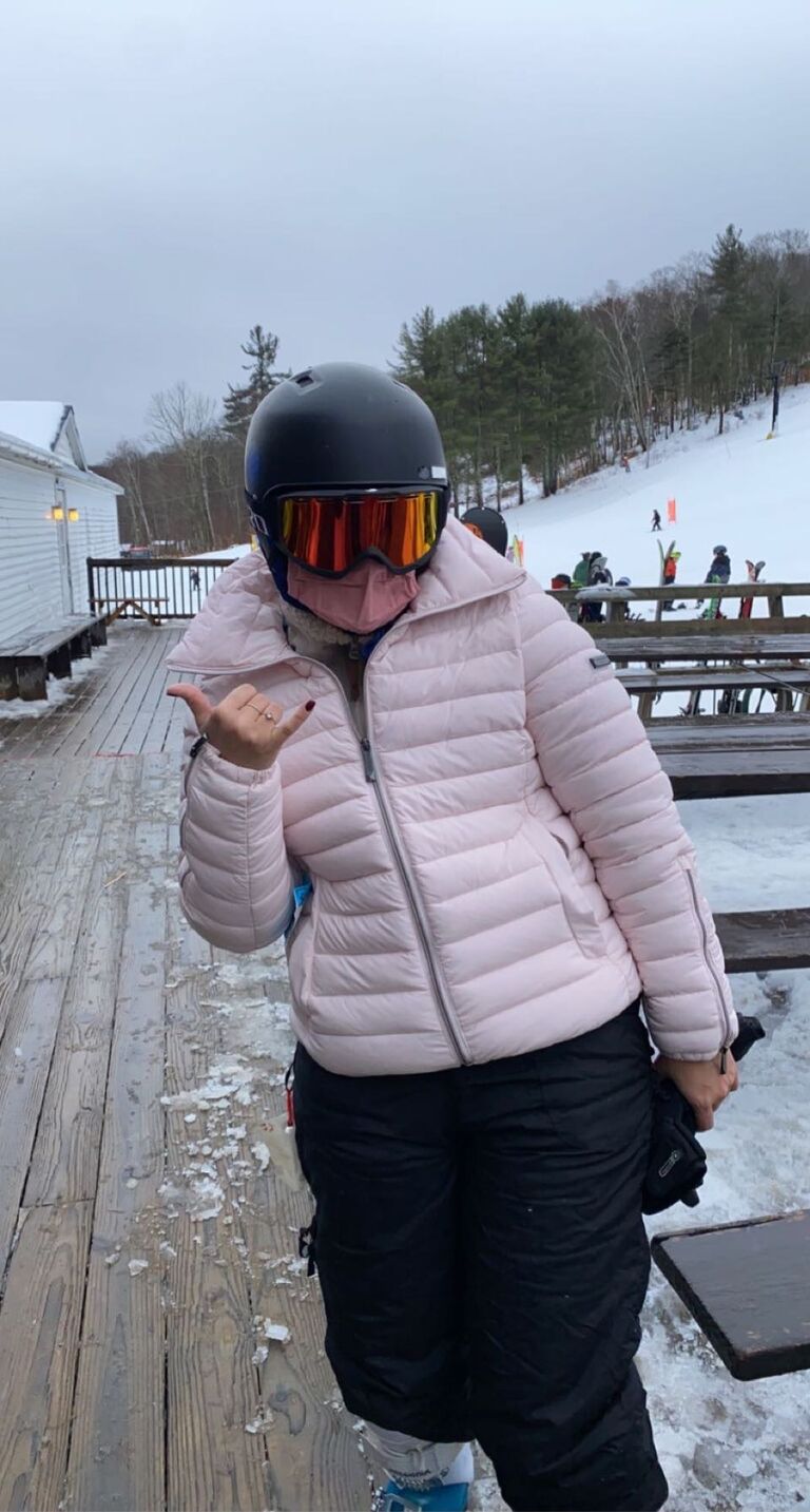New Years Day skiing in Camden, Maine
