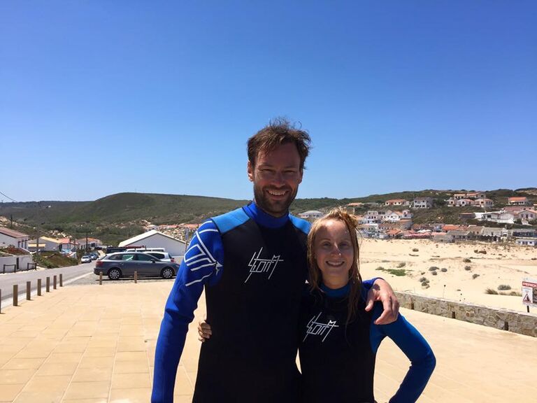Surfing and watching lots of Buffy in Aljezur, Portugal