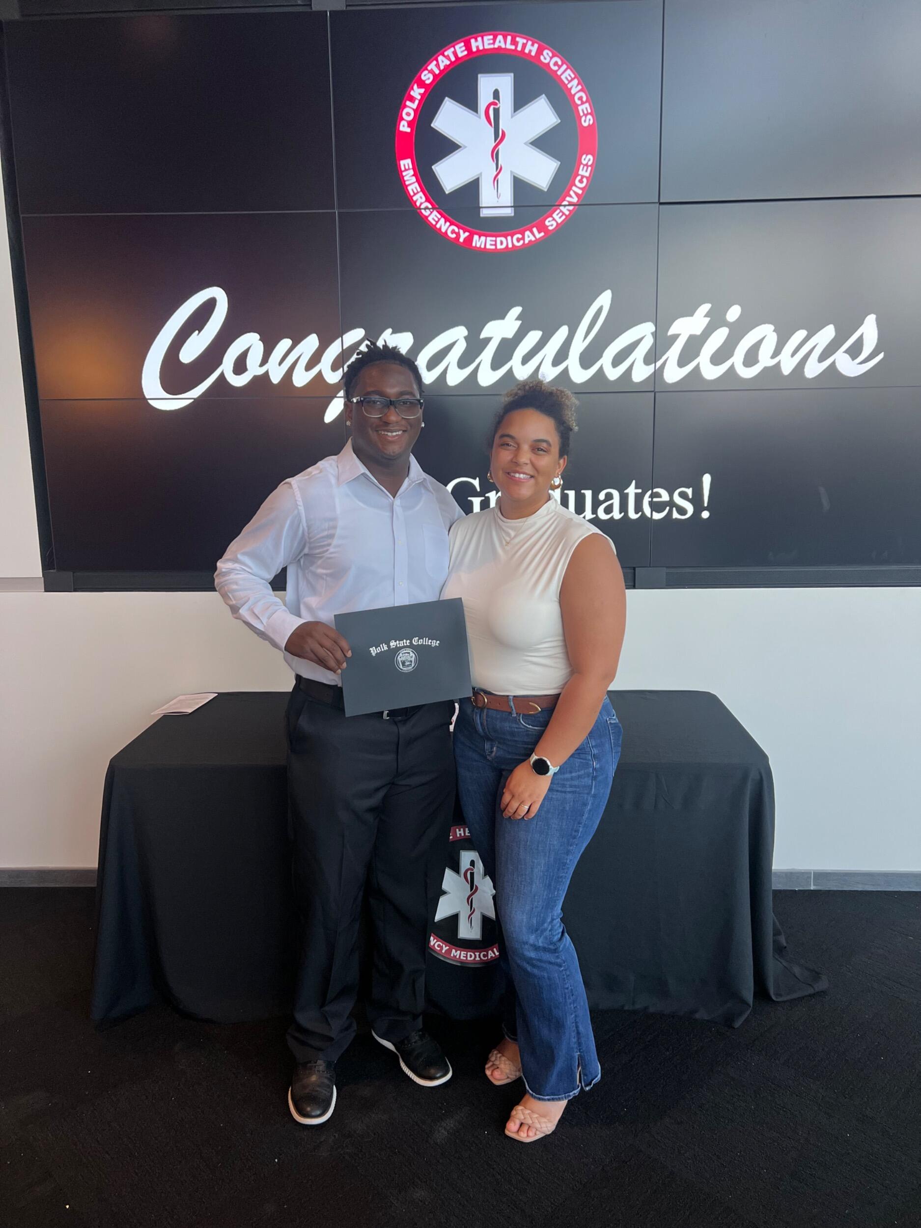 Devyns graduation from paramedic school!