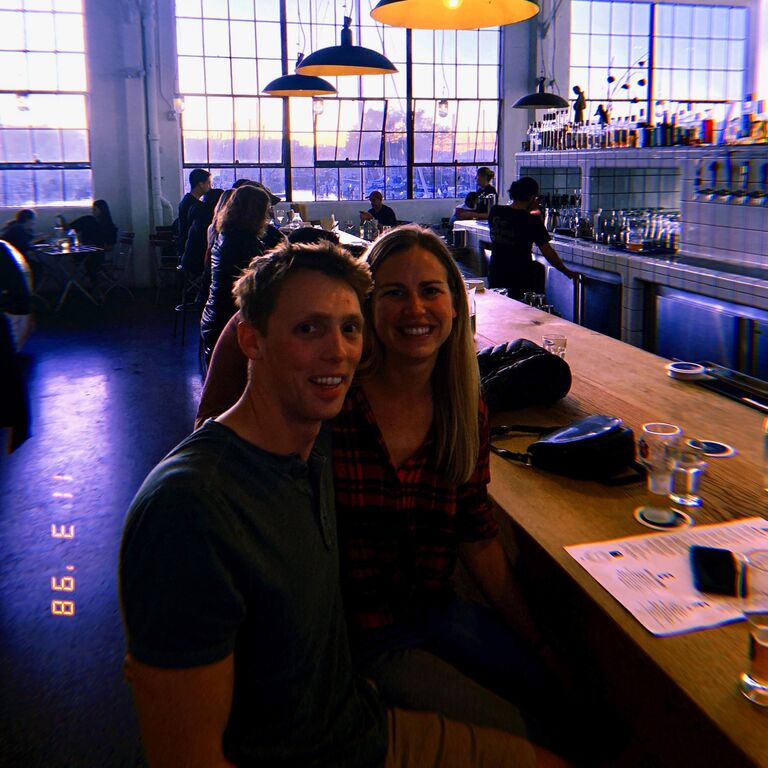 Their first date was on a sunny Saturday afternoon at a German beer hall. As fate would have it, Shane actually got stung by a bee on the way there. But it turns out that day he found something sweeter than honey...