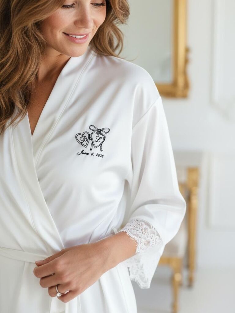 Personalized Etsy bridal robe