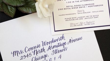 Addressing your Wedding Envelopes