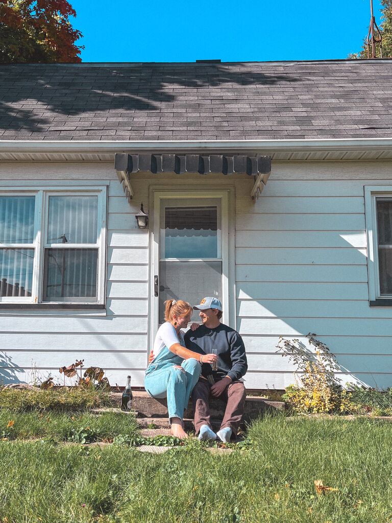 Our first home together!
