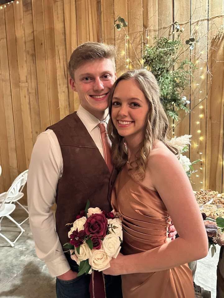 We were in Erin and Gavin's wedding! 