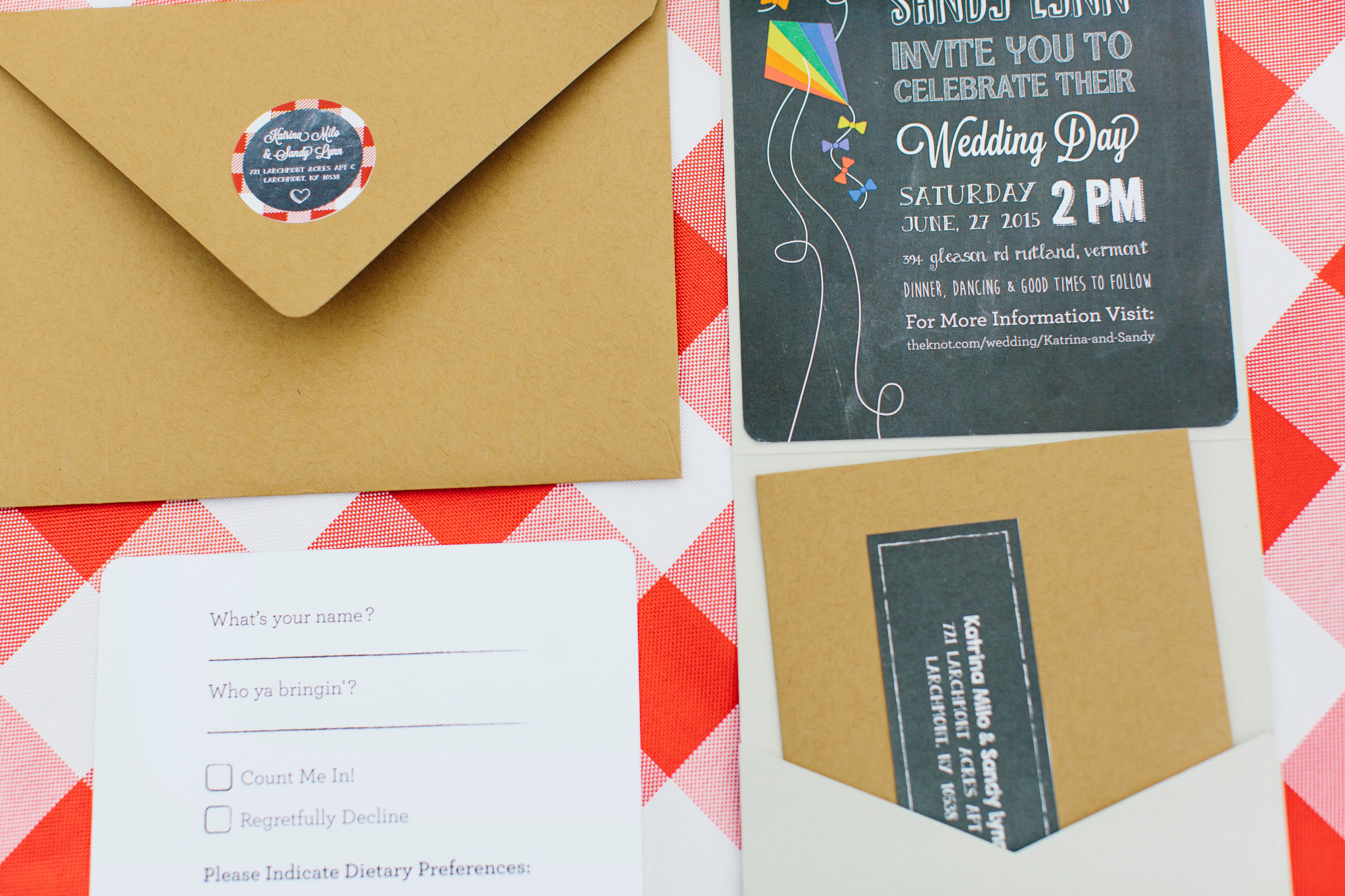 Backyard Barbecue Wedding Invitations