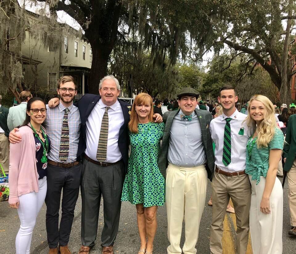 Trish’s first Savannah St. Patrick’s Day Parade March