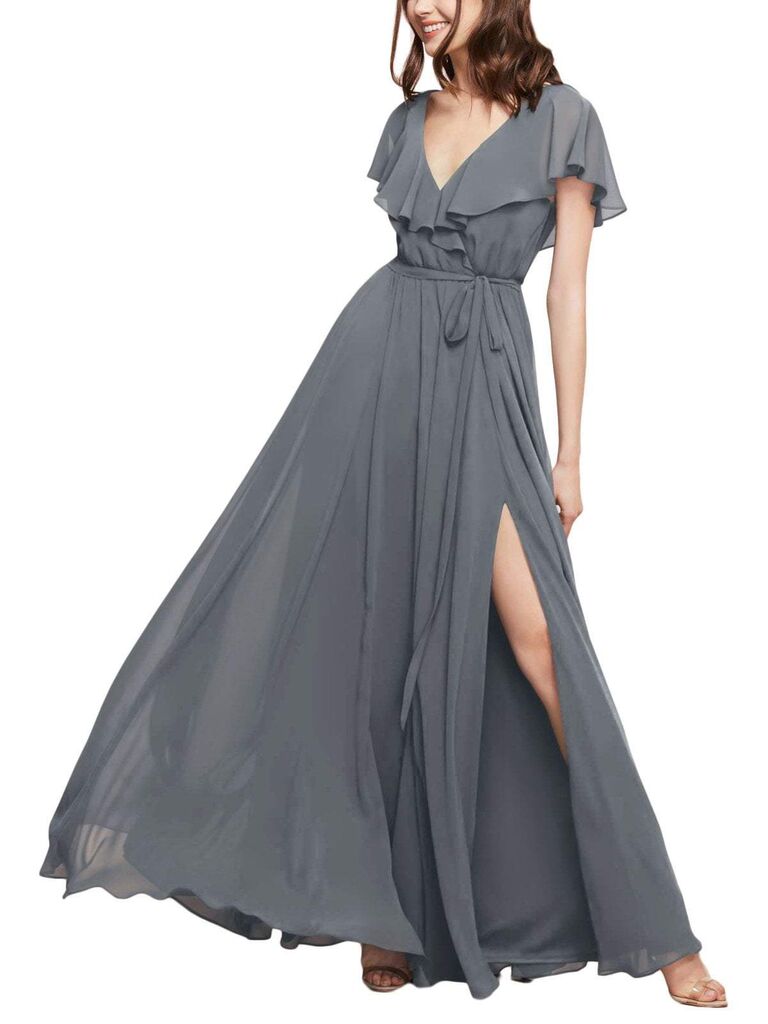 44 Stunning Gray Bridesmaid Dresses The Knot