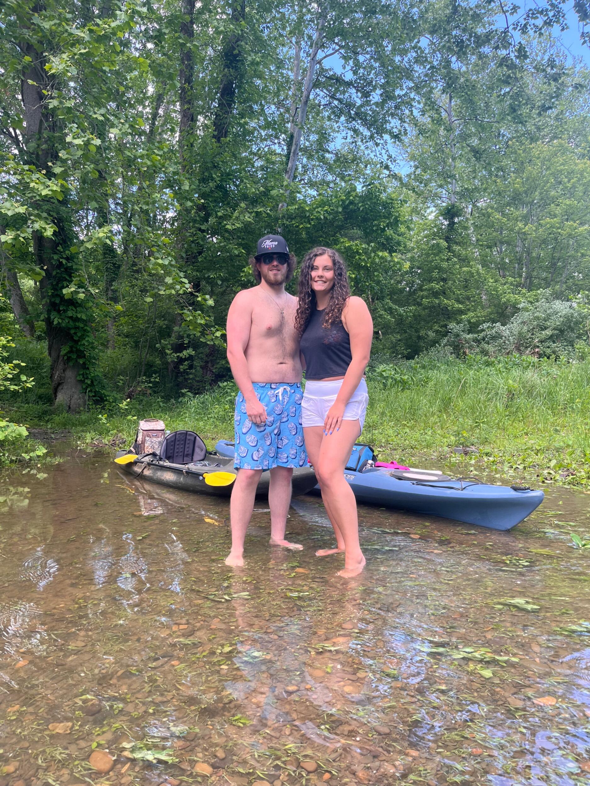First time he took me kayaking and I almost DIED. 