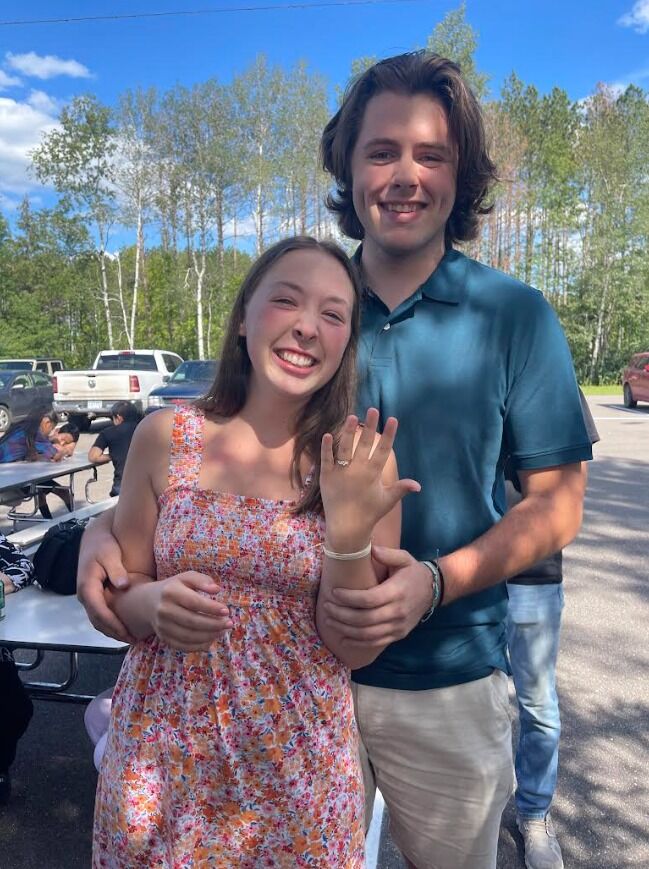 After a summer of hanging out, dates, and painting my nails all summer, Charlie finally proposed to me in St. James church! 