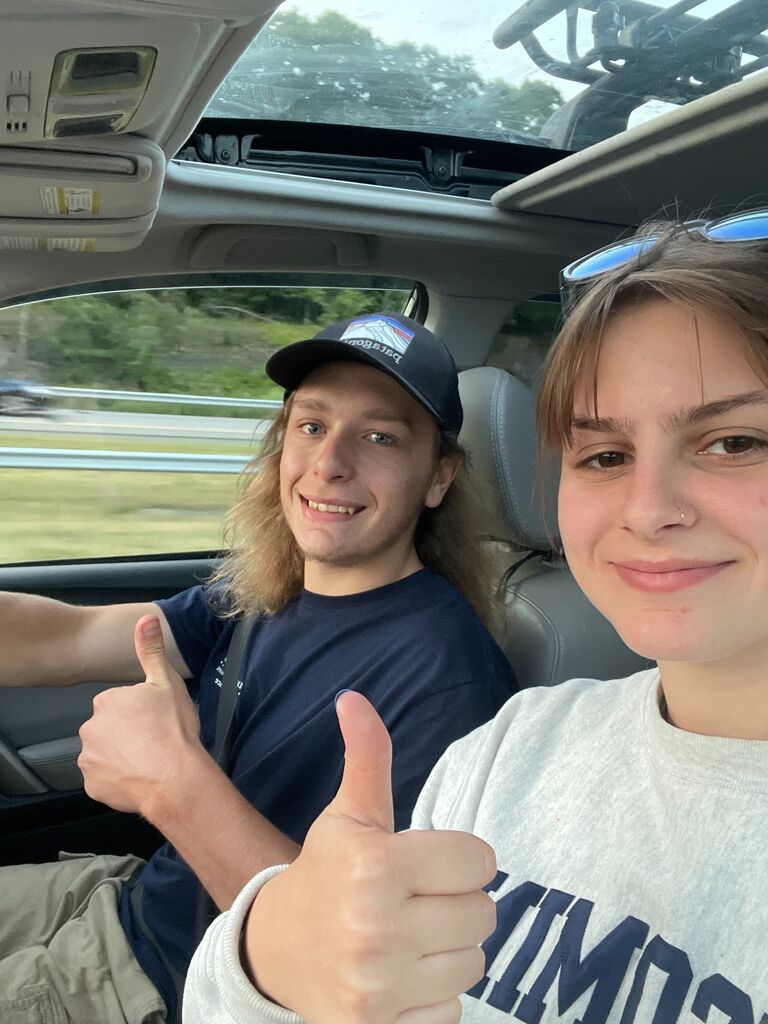 Liz and Lyle took their first big trip on their own to visit their friend, Quinn, in Burlington, VT.