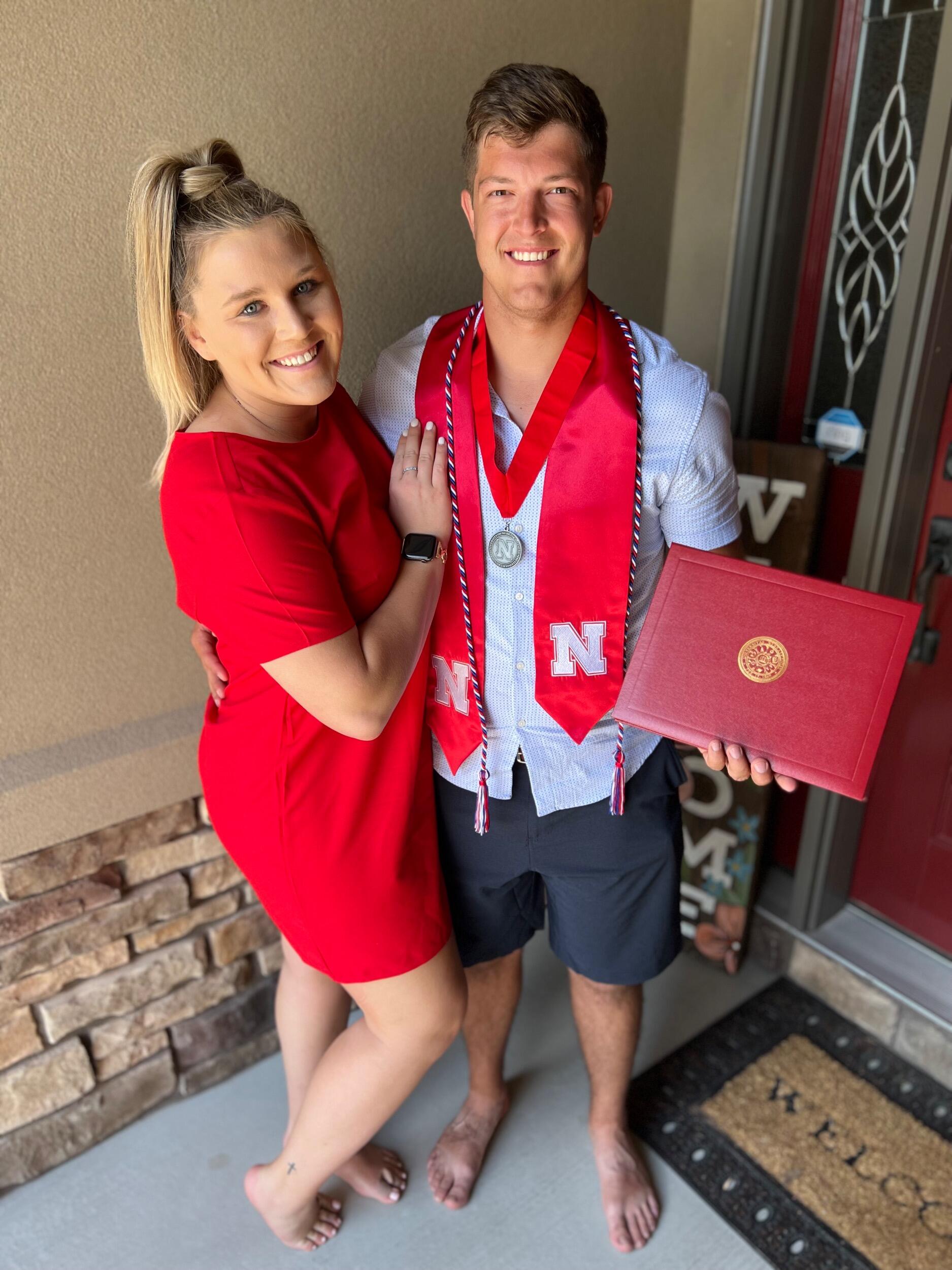 The Groom's College Graduation