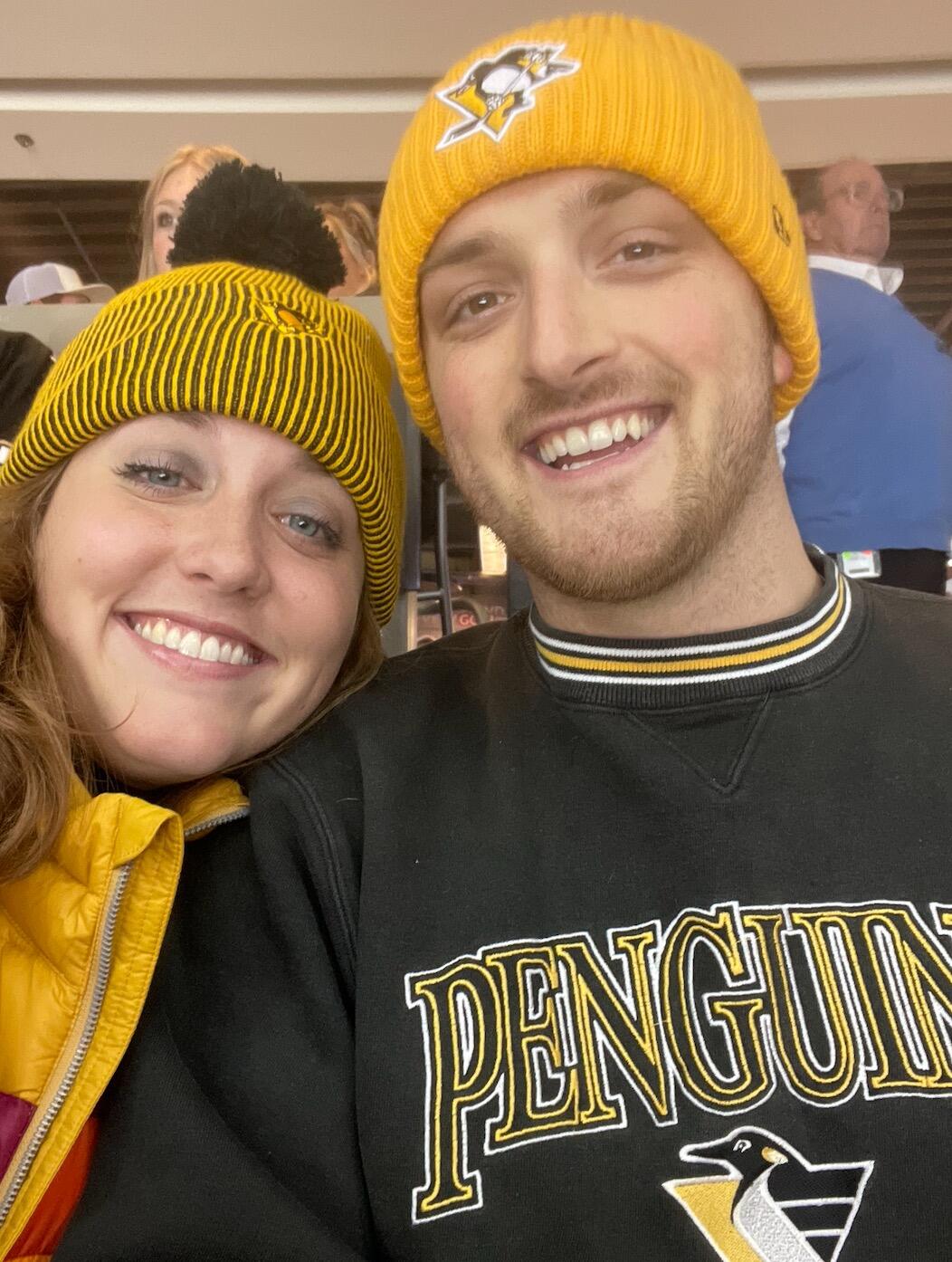 Peter's first Pens game