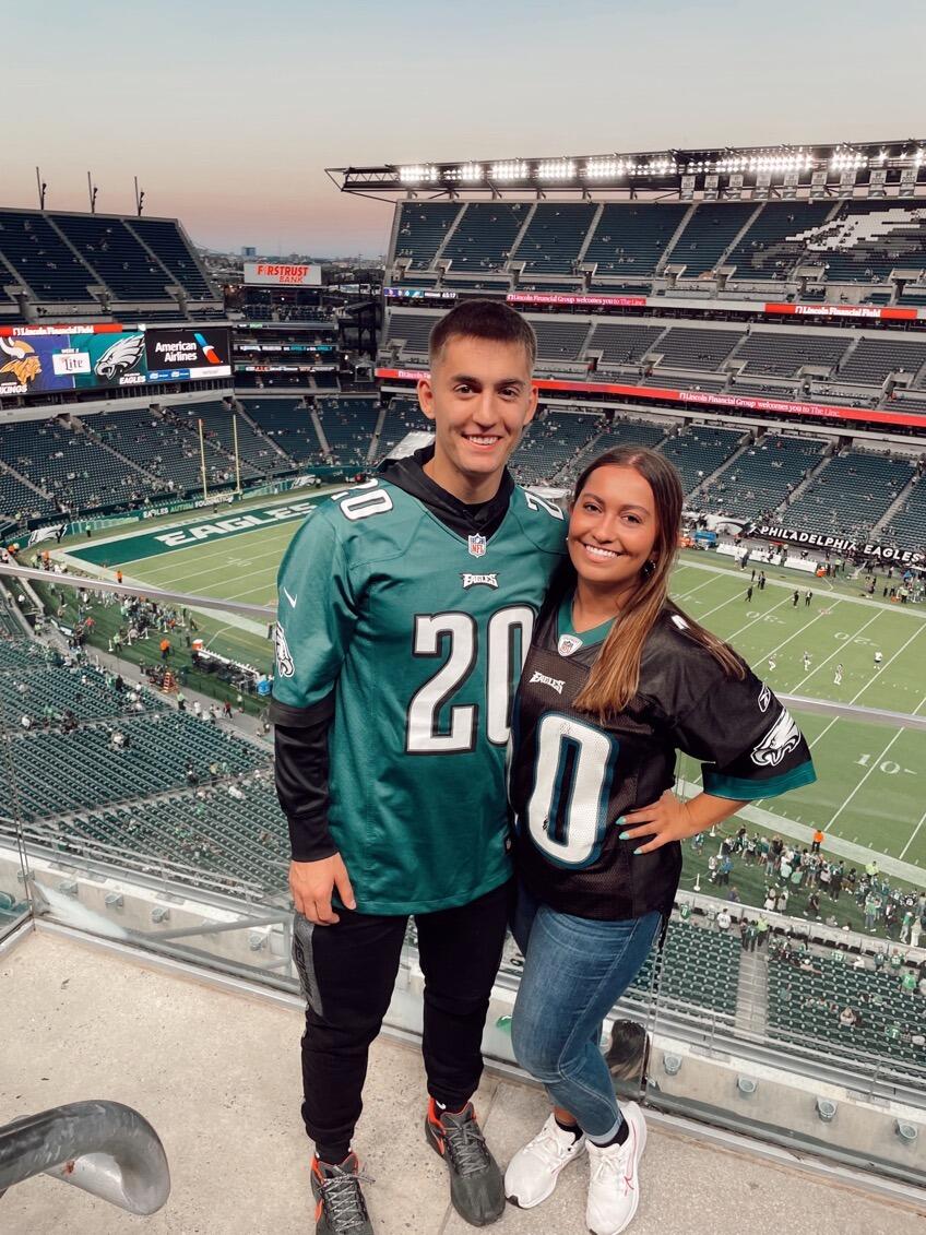 Traveled to Philly for a home game 