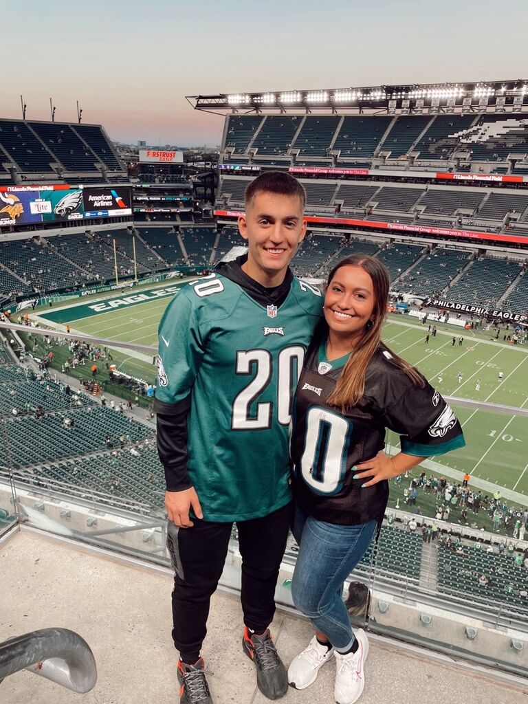 Traveled to Philly for a home game