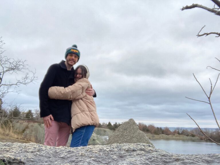 Took a day trip to the beautiful Halibut Point State Park in Rockport. It was definitely freezing. Luckily, Aleah had a jacket that was 10x too big.