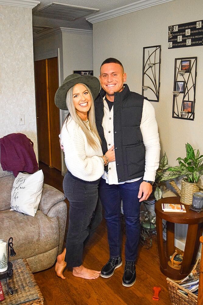 Their first Christmas together