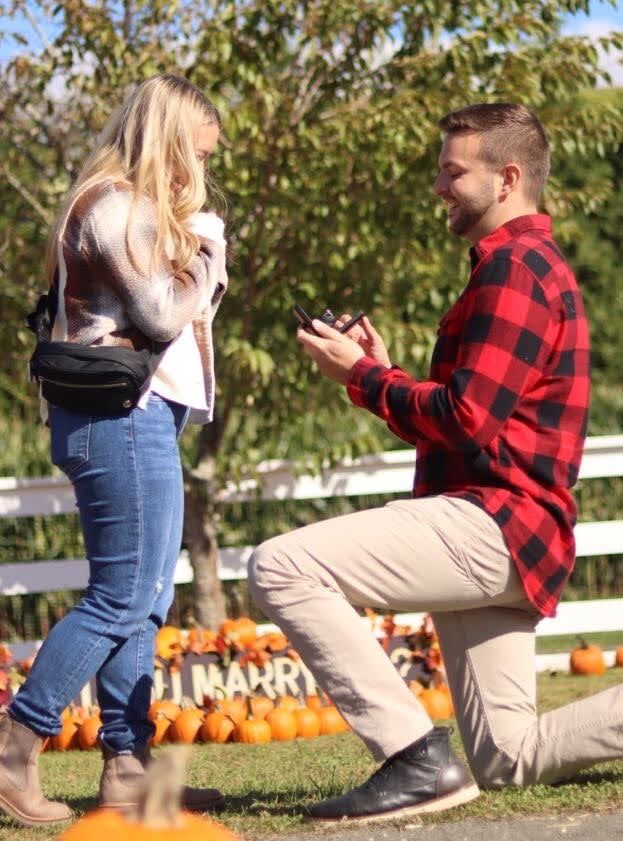 And obviously this fall Alex got down on one knee and asked Danielle to spend the rest of her life with him! The start of their happily ever after!
