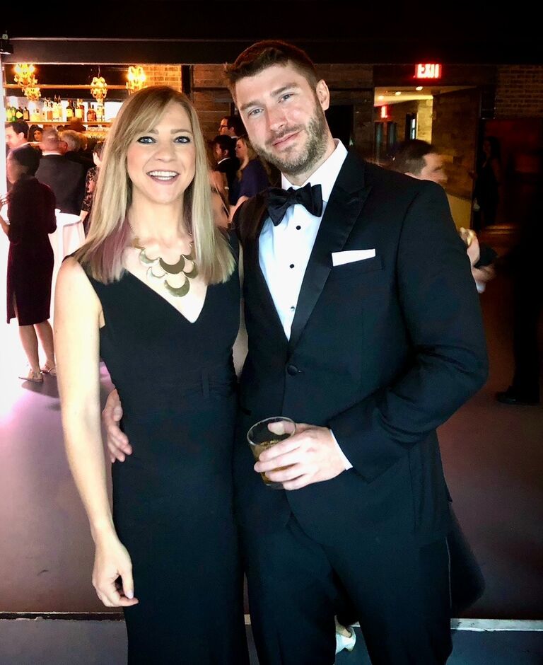 Getting fancy for Mark and Danielle's wedding!