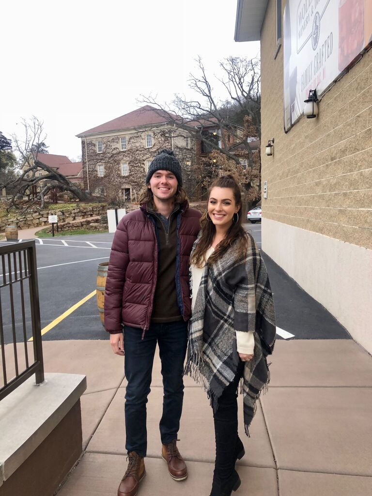 Kevin and Lindsay took a trip to Wisconsin