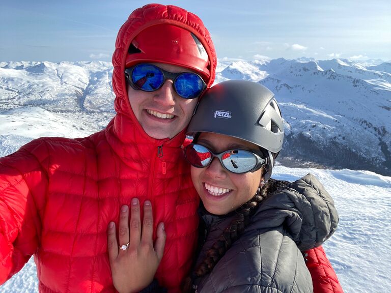 At the conclusion of each of our Patrols in April 2023, we spent a week of leave together in Kodiak, where Maxwell proposed at the summit of Sharatin Mountain.