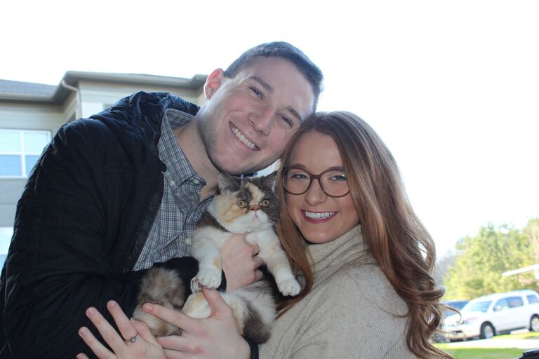 Jordan and Gray welcomed sweet Cali girl into their family.