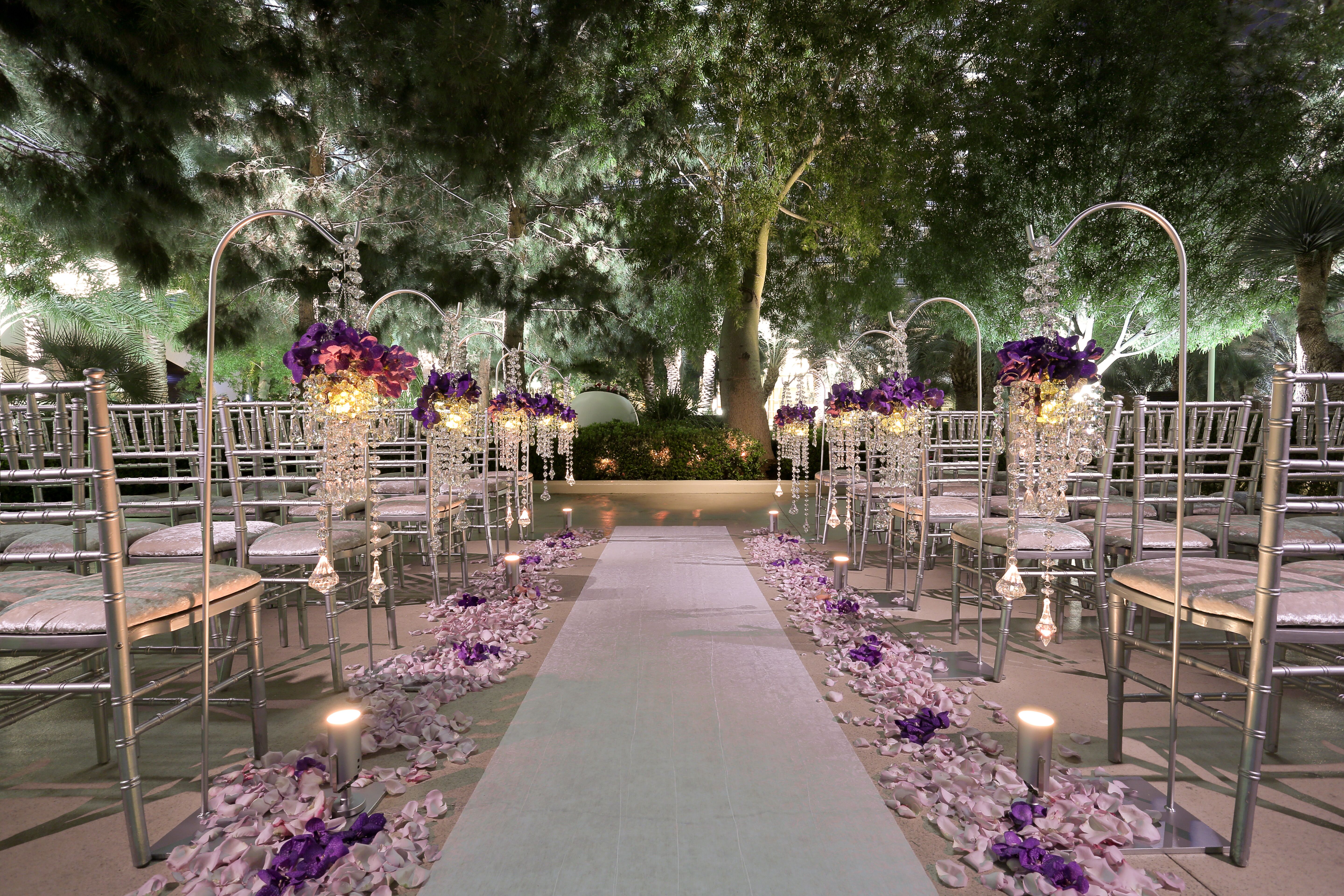 The Wedding Chapel at Aria Resort and Casino Reception