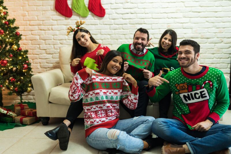 Holiday Party Ideas and Themes - ugly sweaters