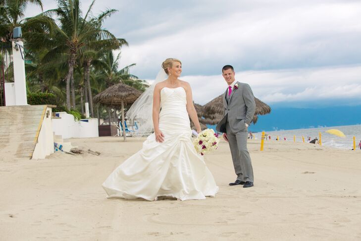 Strapless Ivory Mermaid Destination Wedding Dress