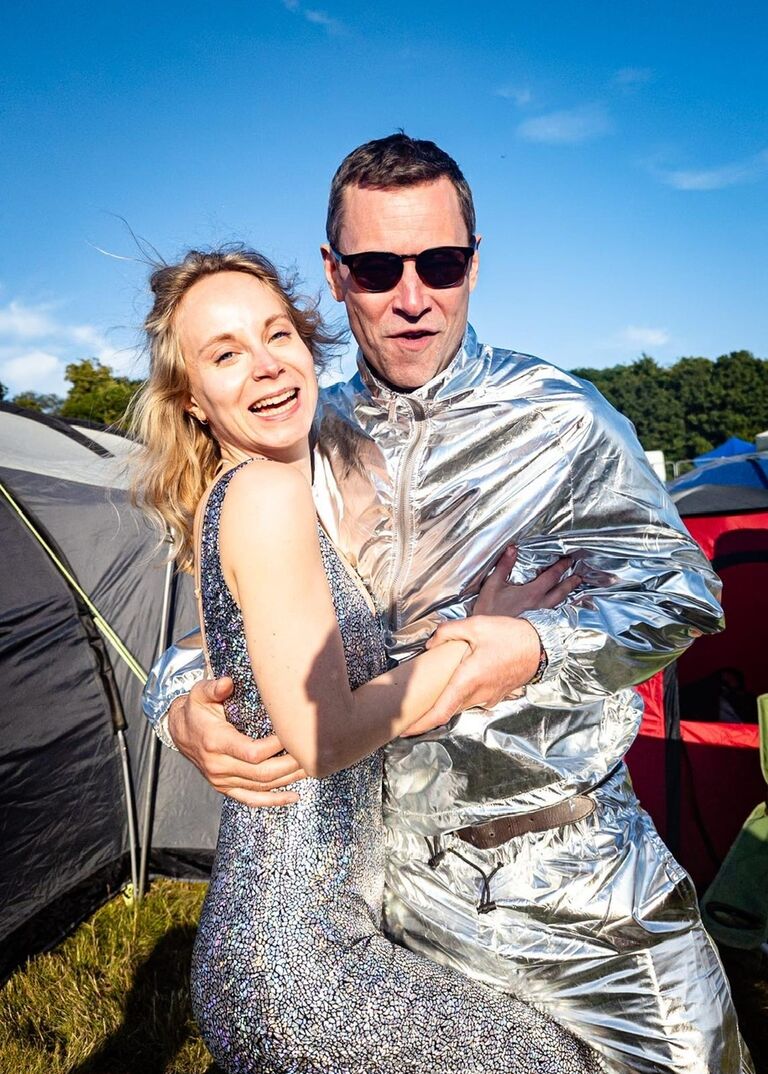 Hag doooing at Wild Wood Disco Festival, Cambridgeshire
