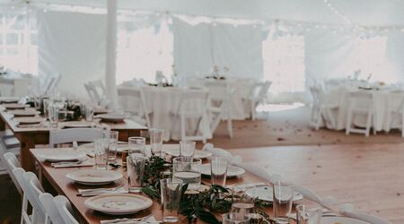 white reception decor extras, Junebug Weddings Photo Gallery