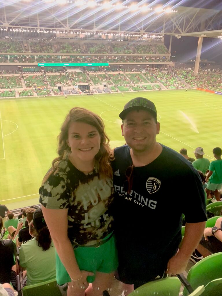Austin FC vs. Sporting Kansas City.