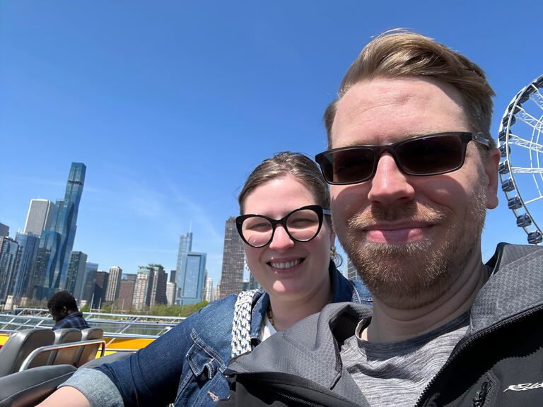 Ben and Alyssa use Amtrak for the first time to visit Chicago.