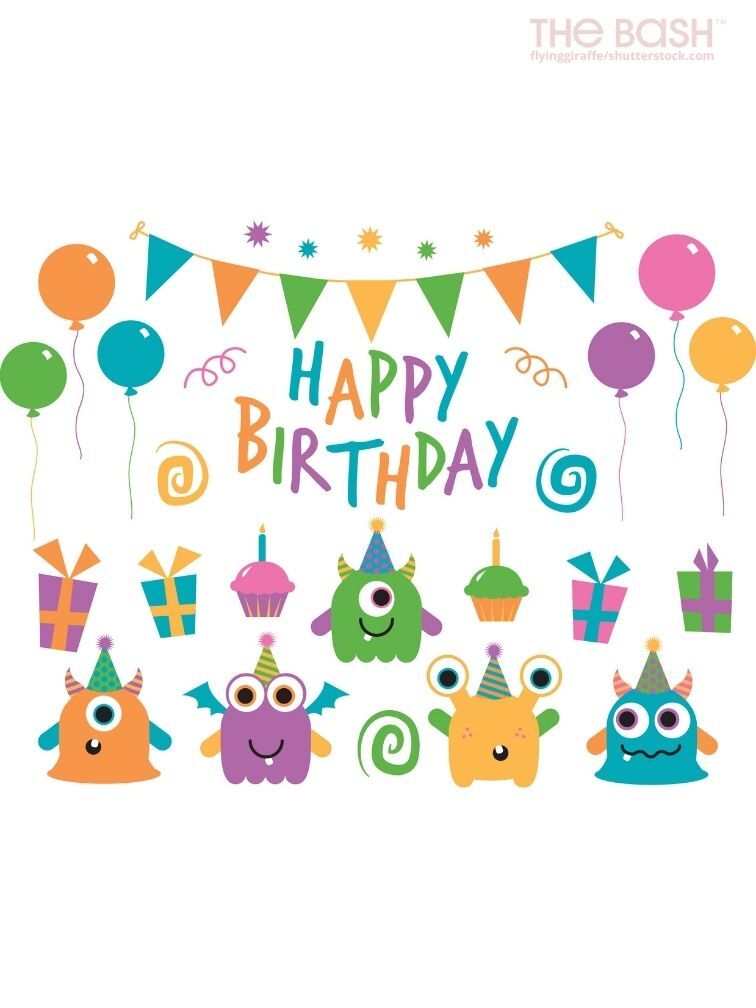 39 Cute Birthday Zoom Backgrounds for Kids - Free Download - The Bash