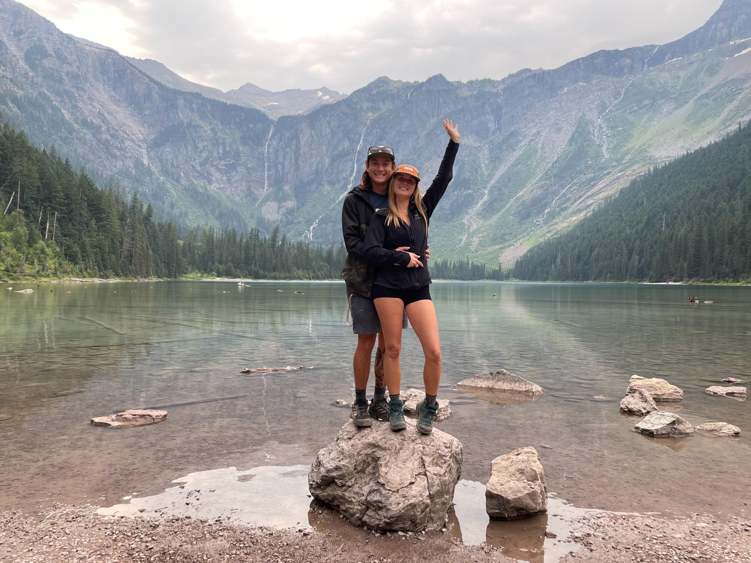 We drove the van up to Glacier National Park, seeing friends along the way!