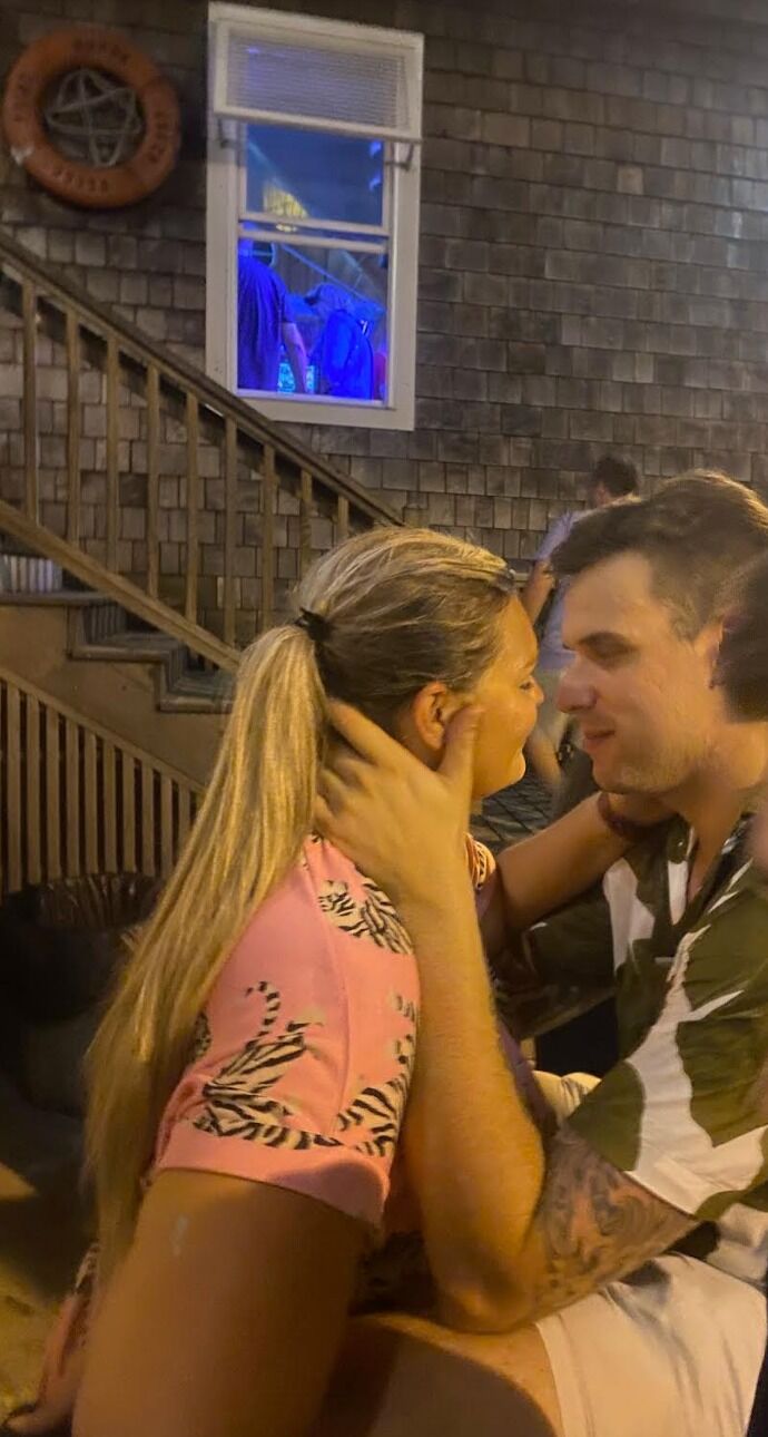 The night we "officially" started dating.
