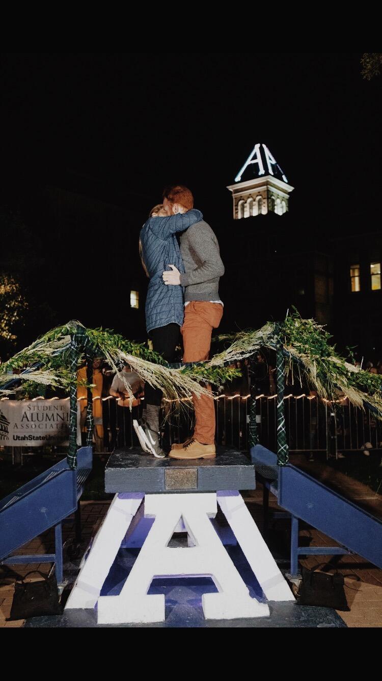 Aaron and Matisse became True Aggies with each other.