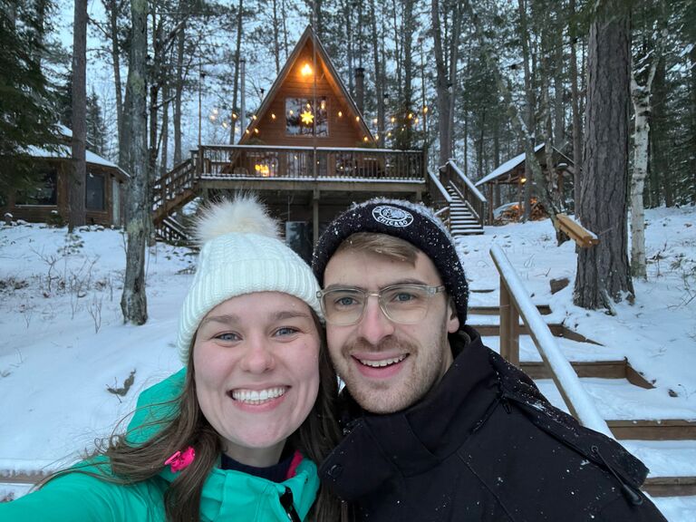 Mike's first trip to The Cabin for Thanksgiving! 