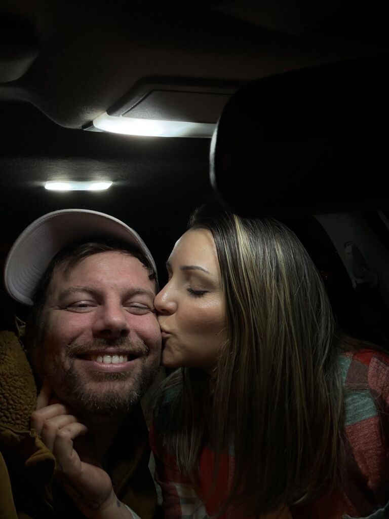 First pic in the car at night
